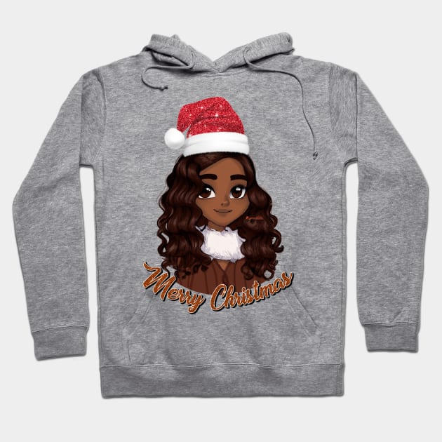 Have a Melanin Christmas Hoodie by MZeeDesigns